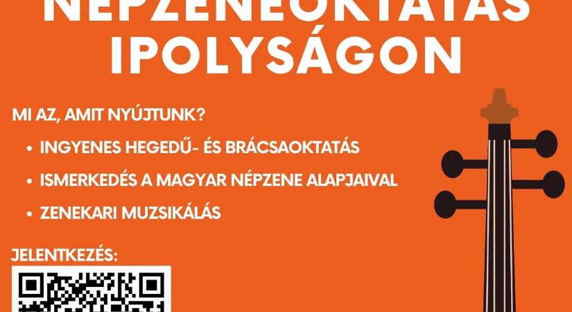 Még várják a jelentkezőket az ipolysági népzenei oktatásra
