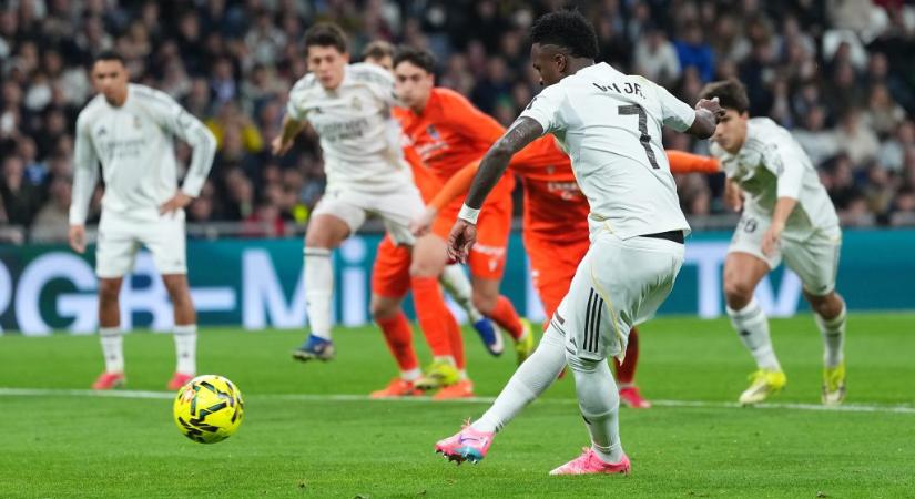 Három tizenegyest és gólgálát hozott a Real Madrid bajnokija