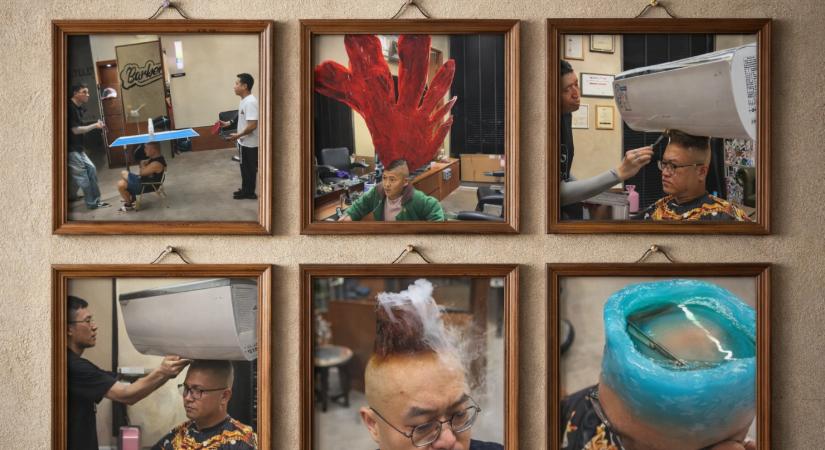 A kínai űrfodrászat, ahol a kopaszoknak van a legmenőbb frizurájuk