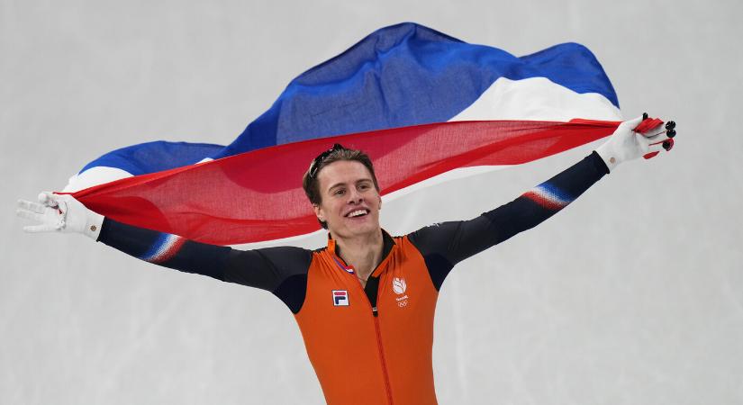 Rövidpályás gyorskorcsolya: Jens van 't Wout duplázott