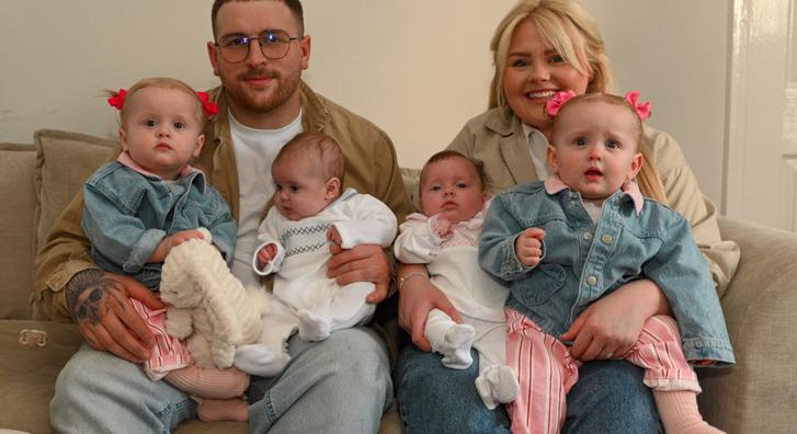 Azt mondták, nem lehet gyermekük, majd egy év alatt két ikerpárjuk született