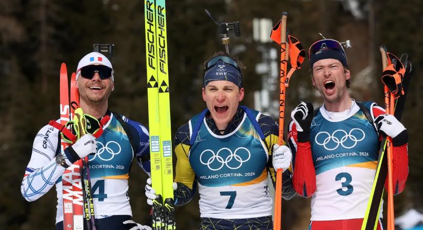 Hiába üldözték az utolsó körben a svéd sílövőt