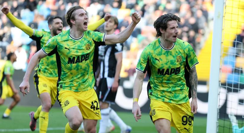 Fordított és nyert az Udinese otthonában a Sassuolo