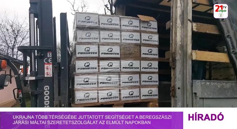 Ukrajna több térségébe juttatott segítséget a Beregszászi Járási Máltai Szeretetszolgálat (videó)