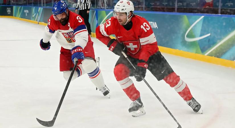 Téli olimpia: Svájc legyőzte a cseheket a férfi jégkorongtornán