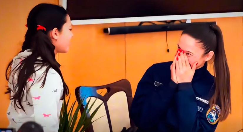 Amikor a kislány meglepi az életmentőjét