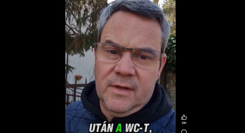 Takács Péter elmondta, hogy „egészen gaggyer” volt Magyar évértékelője, majd arra kérte a Tisza-elnököt, hogy ne dugítsa el a WC-ket a kórházakban
