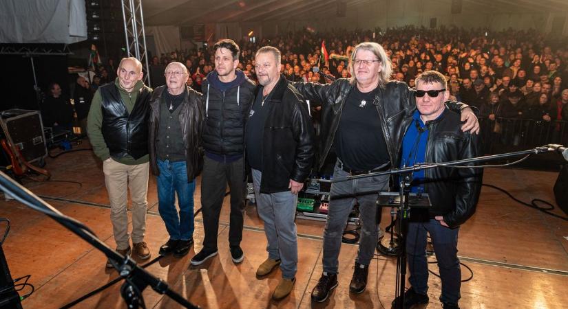 Kapuváron adott fergeteges koncertet az Ismerős Arcok zenekar, fotókon és videón mutatjuk