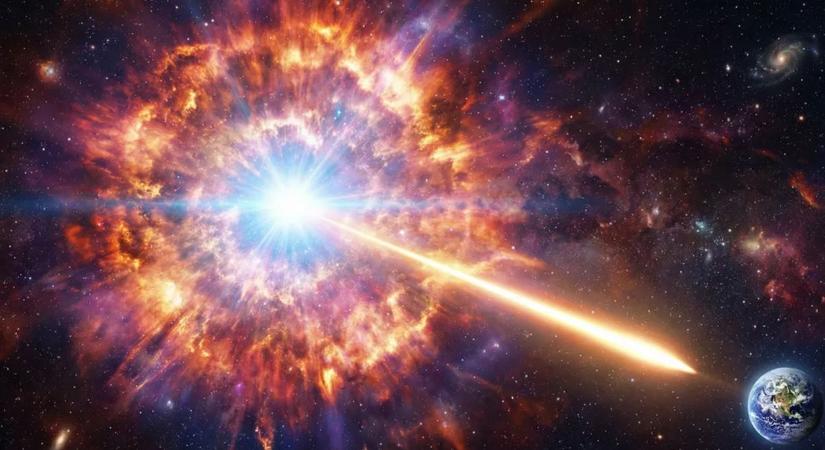 Felrobbanó fekete lyuk törmeléke találhatta el a Földet