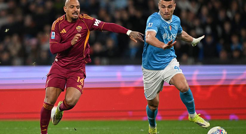Serie A: kétszer is vezetett a Napoli otthonában az AS Roma, de végül nem tudott nyerni – videóval