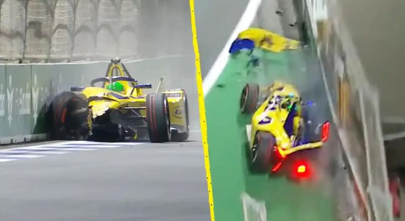 Horrorbalesetet szenvedett a népszerű műsorvezető lánya a Forma E-versenyen – videó