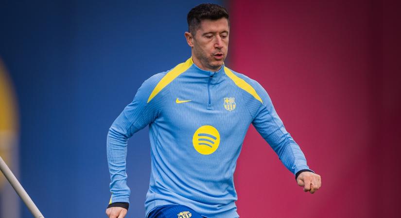 Vad hír kering Spanyolországban, ez a csatár lehet Robert Lewandowski utódja a Barcelonánál