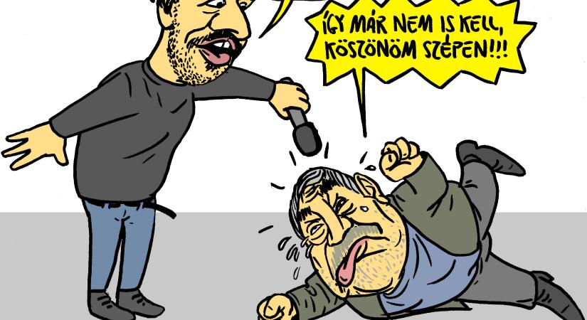 Kaufmann Balázs szétveri a miniszter meetingjét