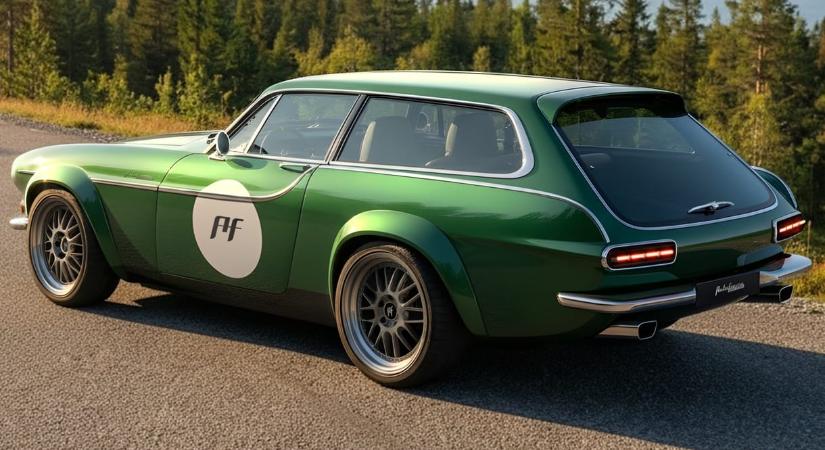 Legendás Volvónak állít emléket ez a vadonatúj retró kupékombi