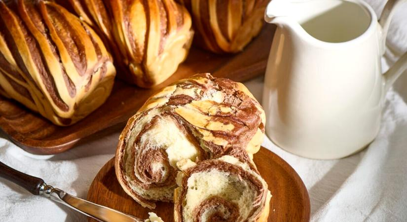 Márványos mini kalács