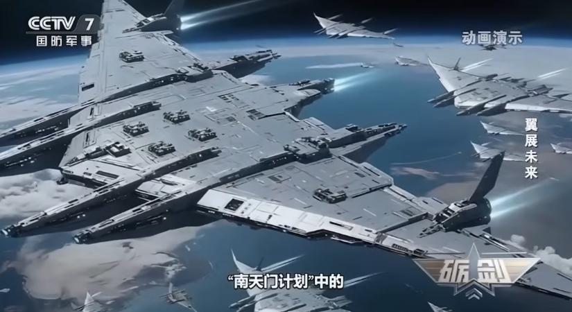 Űrcsatahajót épít Kína, amivel bárkire, bárhol lecsaphat a világon