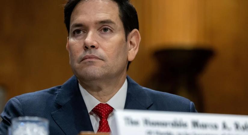 Megérkezett Budapestre Marco Rubio, az Egyesült Államok külügyminisztere