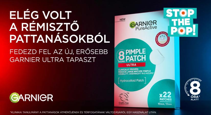 A Garnier Pimple Patchek láthatatlan megoldások minden pattanásra