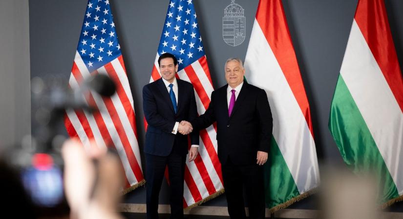 Orbán Viktor és Marco Rubio közös sajtótájékoztatót kezdett