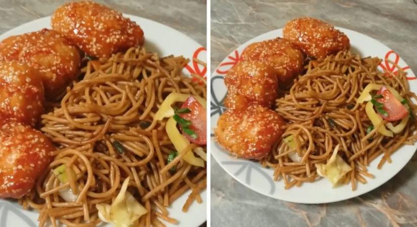 Készítsd el ezt az egyszerű, kínai pirított tésztát szezámmagos édes-savanyú csirkemellel. Hidd el, nem bánod meg!