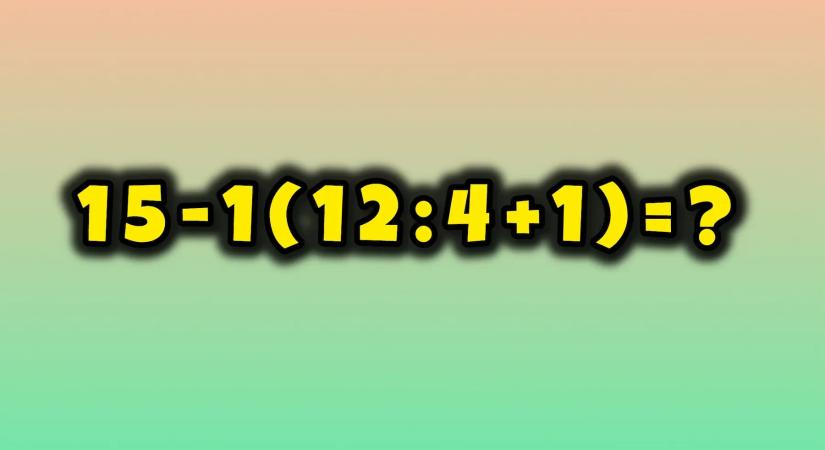 Hétindító matek kvíz: Te tudod mi a helyes megoldás?