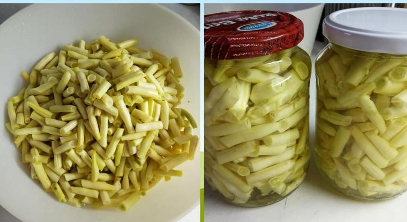 Így rakd el az év bármely szakaszában a zöldbabot, tartósítószer nélkül.