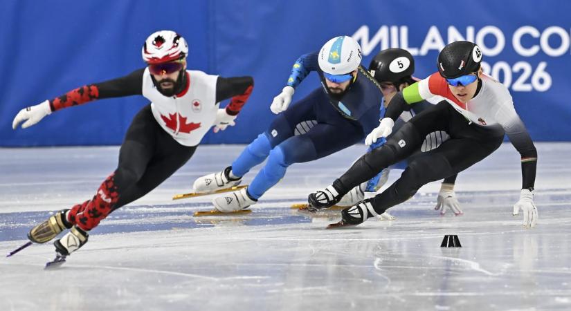 Nem jutott olimpiai döntőbe a magyar férfi rövidpályás gyorskorcsolyaváltó