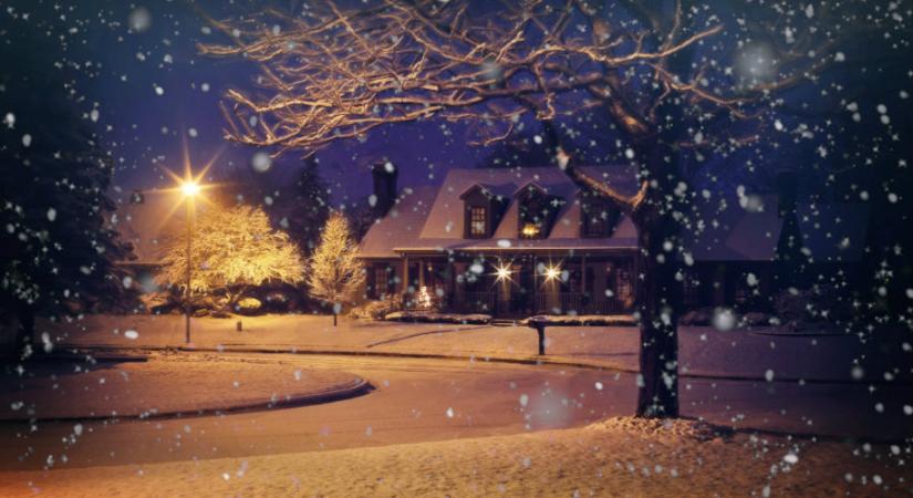 Érkezik a hó, térképen mutatjuk, mennyi várható a délután és az este folyamán