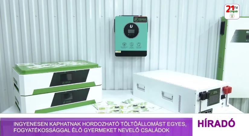 Ingyenesen kaphatnak hordozható töltőállomást egyes, fogyatékossággal élő gyermeket nevelő családok (videó)