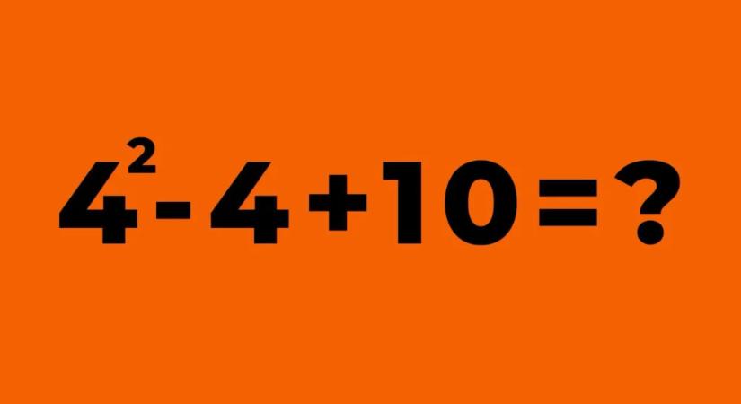 Matematika tudáspróba: Képes vagy hibátlanul válaszolni erre az egyszerű feladatra?