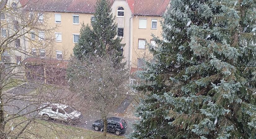 Nesze neked, téltemetés! Dél-Zalában szállingózik a hó