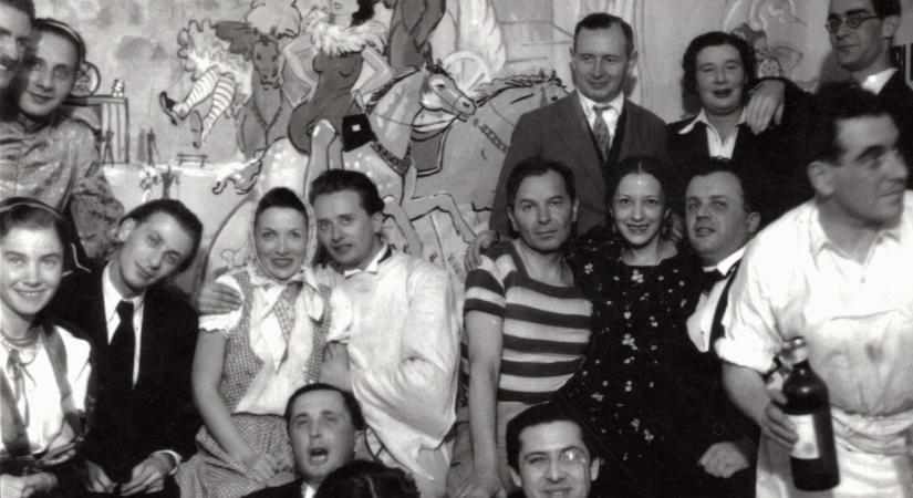 Az év eseménye lehetett ez a beöltözős lakásavató buli, amin Radnóti Miklósék is megjelentek