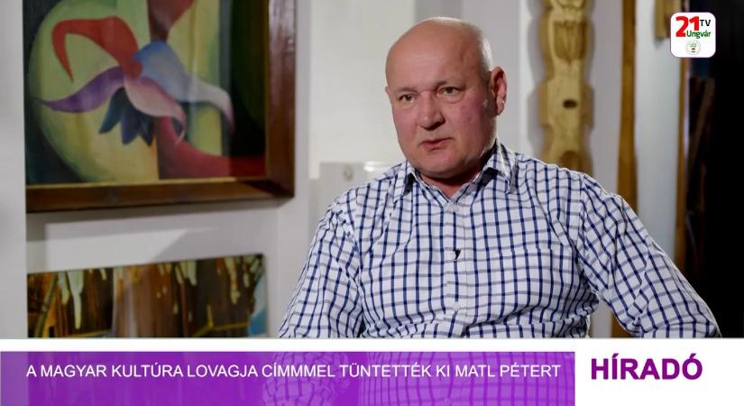 A Magyar Kultúra Lovagja címmmel tüntették ki Matl Pétert (videó)