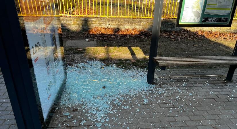 Újabb buszmegálló esett áldozatul a városban