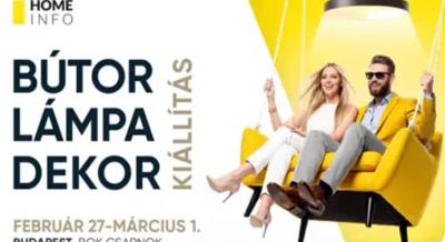 Bútor, Lámpa, Lakástextil Kiállítás, 2026. február 27. – március 1.