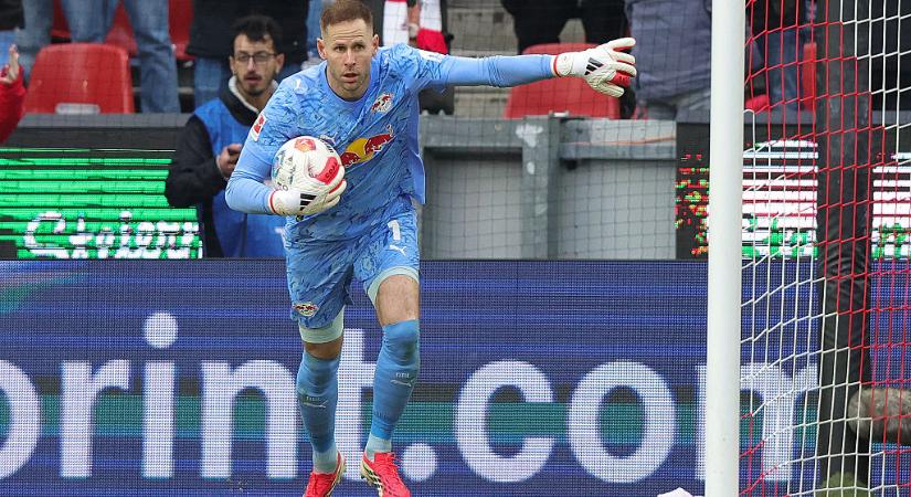 Bundesliga: műteni nem kell, de hetekig nem játszhat az RB Leipzig magyar kapusa – HIVATALOS
