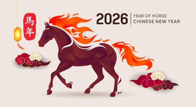 Kínai újév: jön a Tűz Ló éve