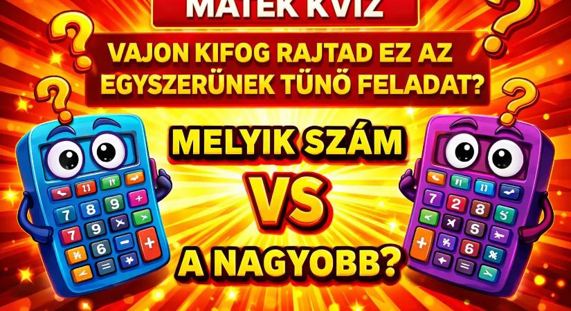 Villám matek kvíz: Vajon kifog rajtad ez az egyszerűnek tűnő feladvány? Teszteld le magad!