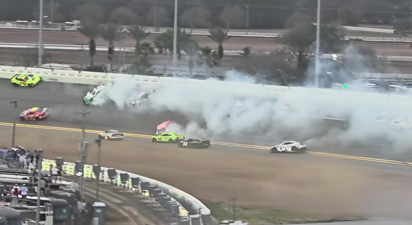 Nézői videó fedte fel, hogy a Daytona 500 utolsó balesete sokkal nagyobb volt annál, mint amit a tévében mutattak