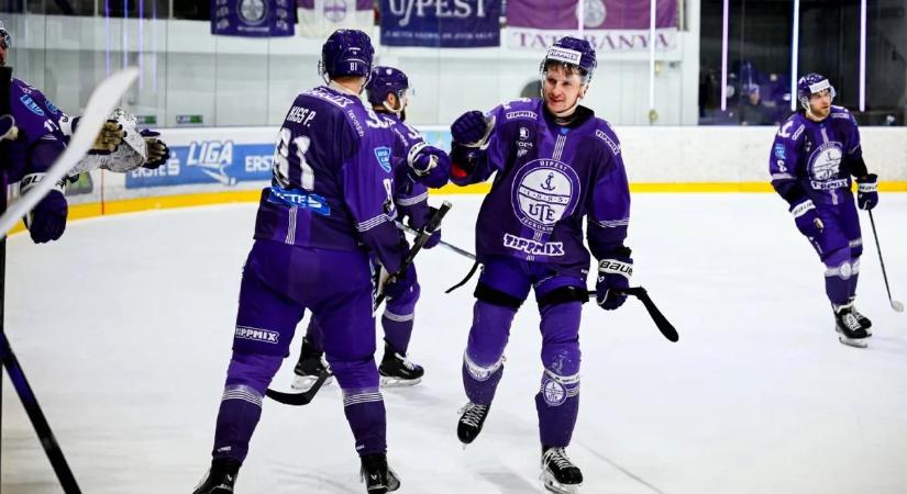 Újpesti győzelemmel kezdődött meg az elődöntő a jégkorong ob I-ben