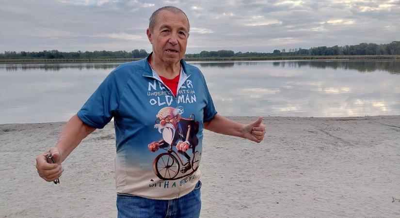 Autó gázolta el a sportos csornai ügyvédet, de ő továbbra is rója a kilométereket