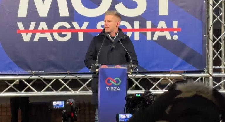 Országjárásra indult Magyar Péter, Mezőkövesd volt az első állomás