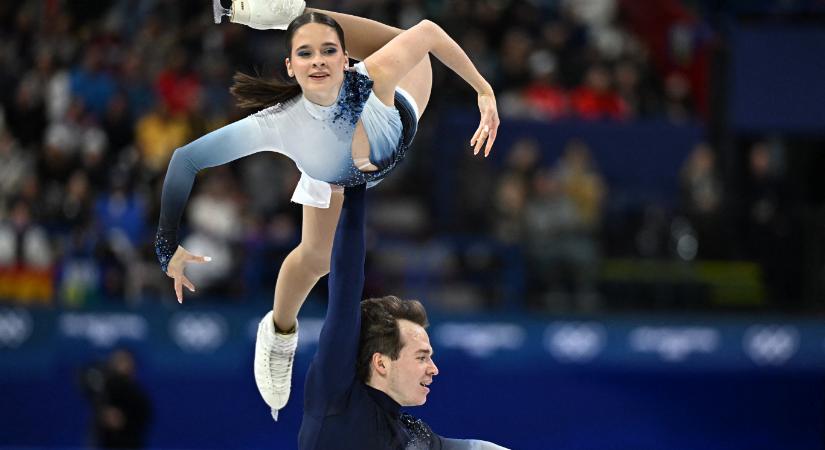 Tökéletes korcsolyázással olimpiai negyedik lett a magyar műkorcsolyapáros