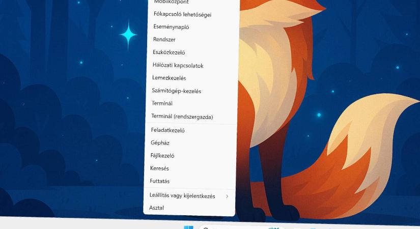 A Windows rejtett Start menüje, minden fontos funkcióval egy helyen