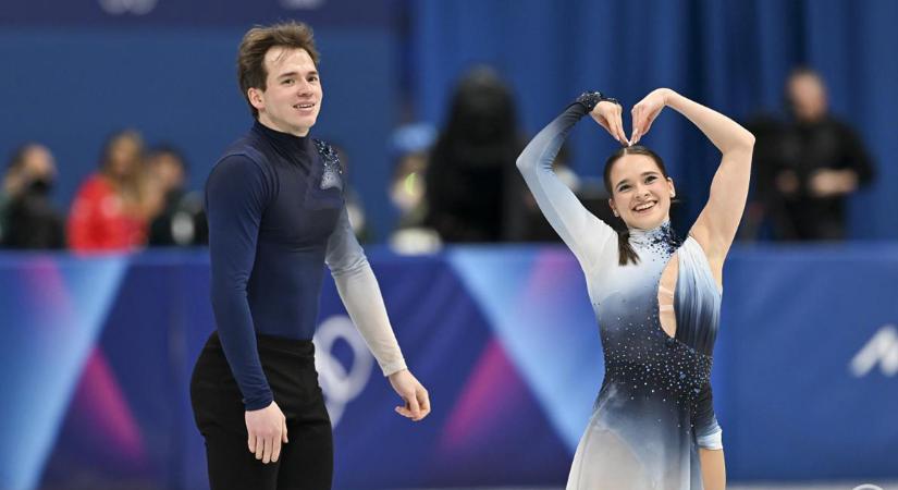 Téli olimpia: hibátlan kőrrel lett negyedik a magyar színekben versenyző duó műkorcsolyában