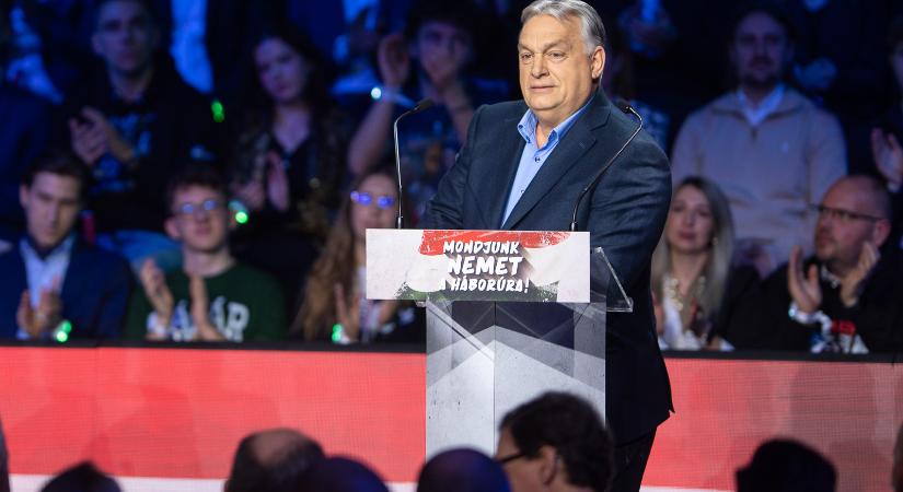 Orbán Viktor: a Tisza kormányra kerülésével Magyarországot belesodorják a háborúba