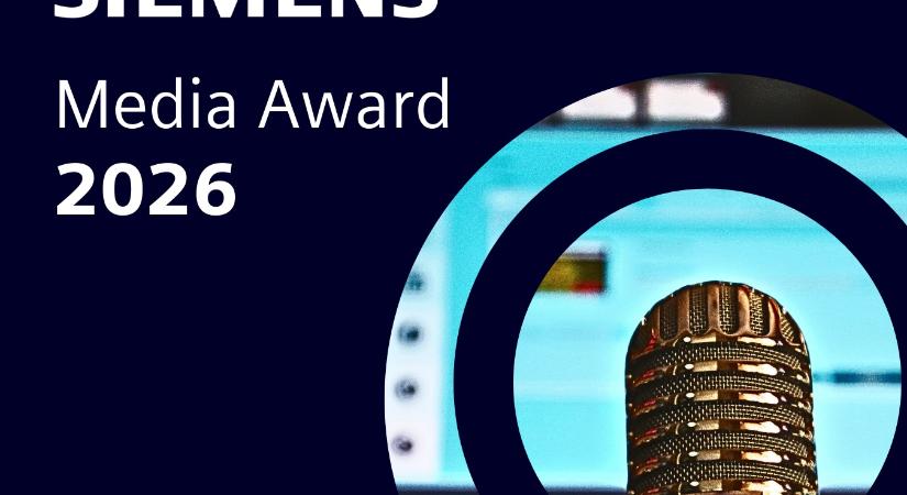 Indul a nevezés a 2026. évi Siemens Media Award sajtódíjra