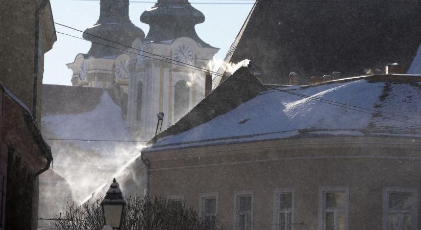 Dráma Székesfehérváron: megfagyott a levegő a belvárosban (galéria)