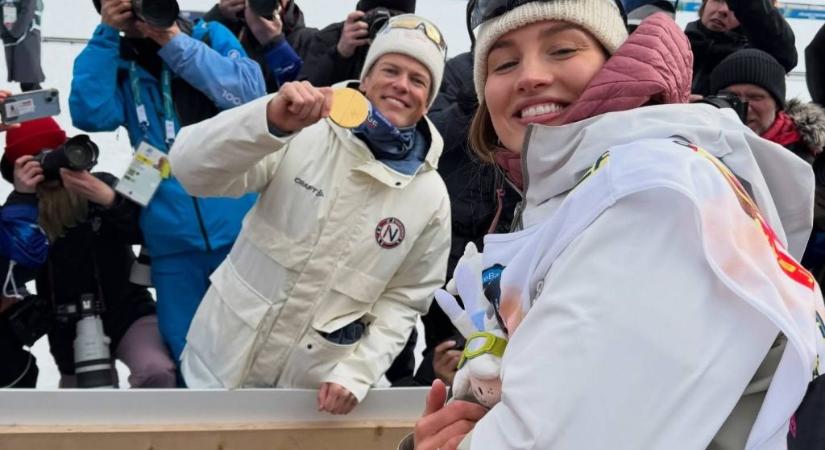 Az olimpia legnagyobb sztárjának menyasszonya elárult egy pikáns titkot