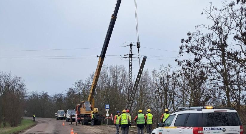 Polgárőröktől kért segítséget az áramszolgáltató, a legrosszabbkor jött az eső